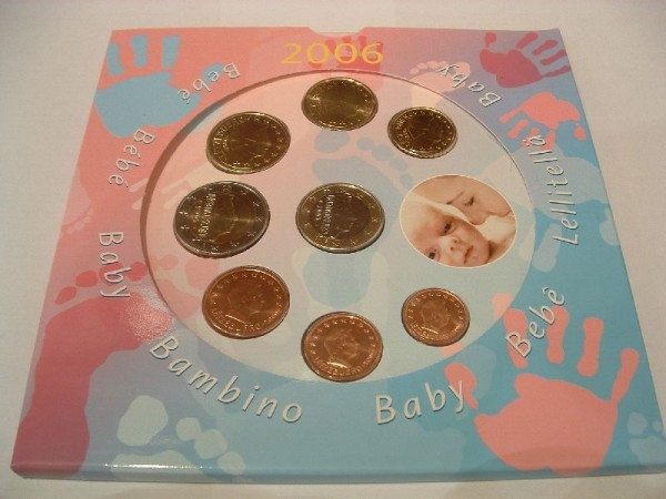 (afbeelding voor) Baby set Luxemburg 2006 BU uitgave De Ruiter